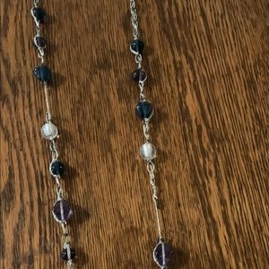 Coldwater Creek 17 inch glass beaded necklace